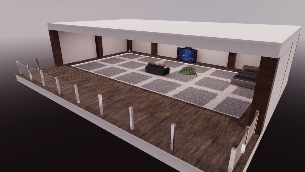 【VRChat想定】コテージ3【ワールドアセット】