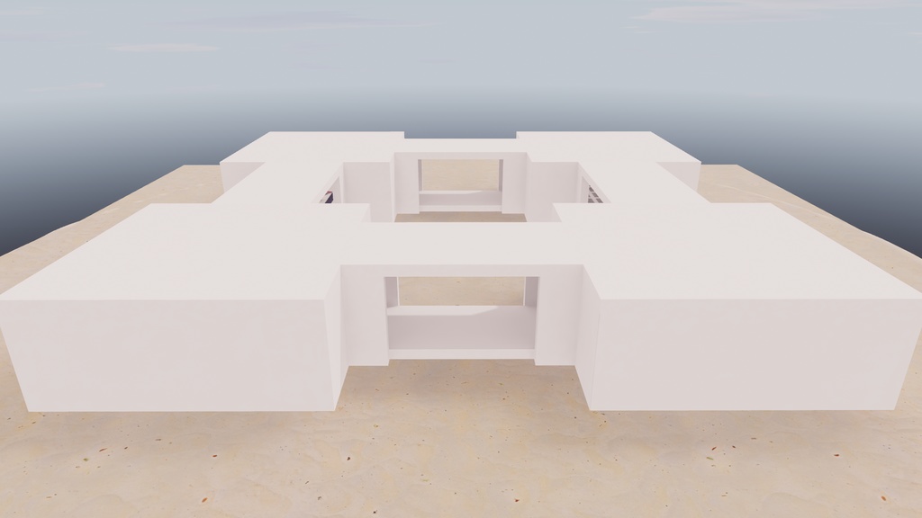 【VRChat想定】アイランド3【ワールドアセット】