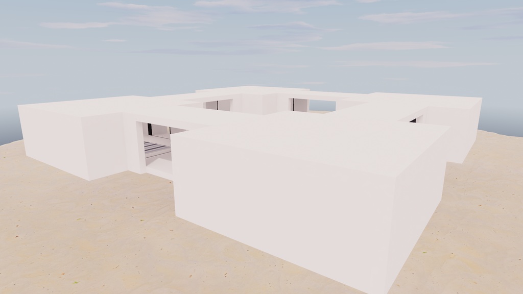 【VRChat想定】アイランド3【ワールドアセット】