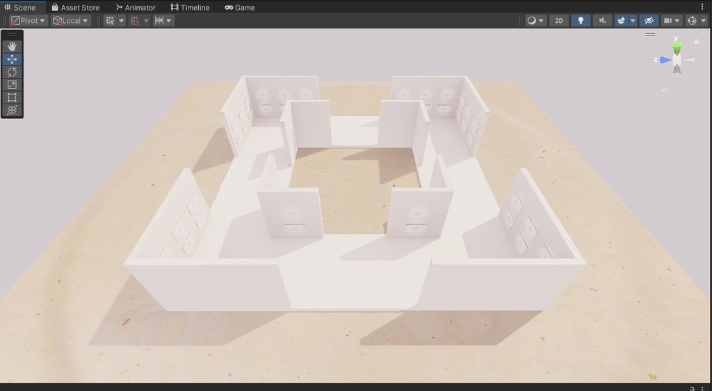 【VRChat想定】photogallery19【ワールドアセット】