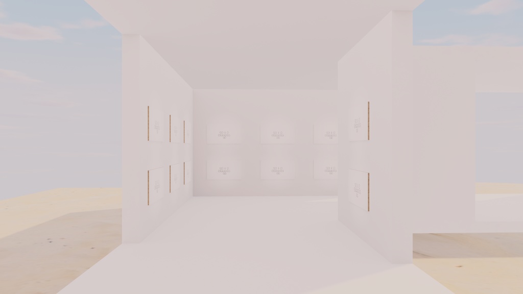 【VRChat想定】photogallery19【ワールドアセット】