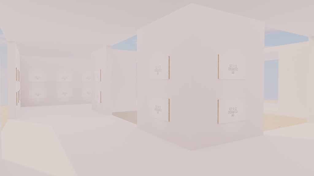 【VRChat想定】photogallery19【ワールドアセット】