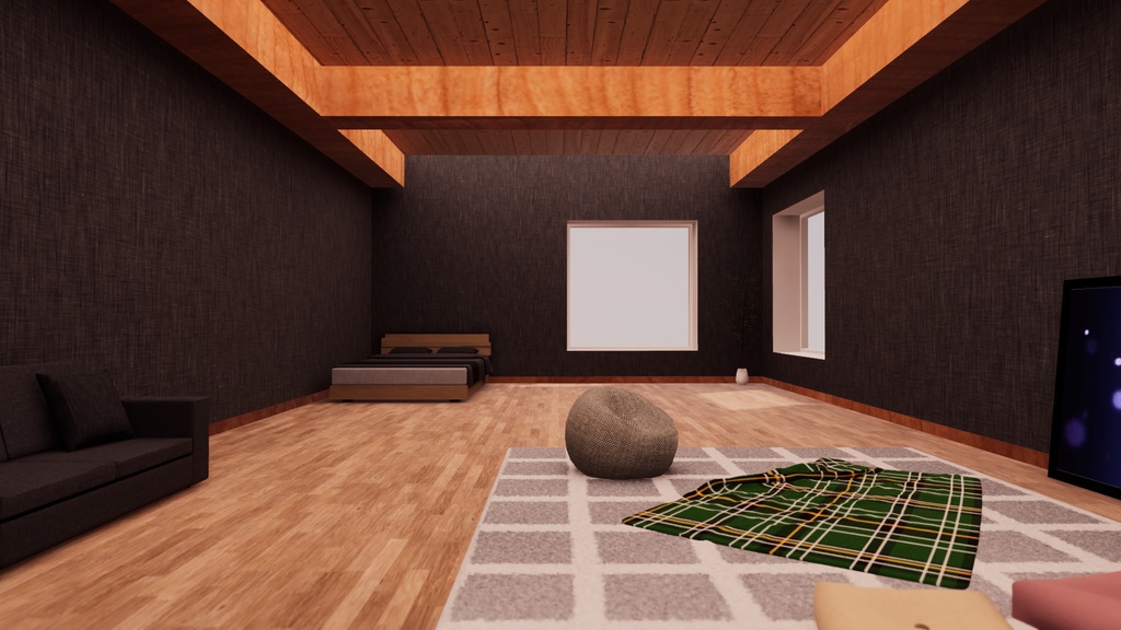 【VRChat想定】Apartment8【ワールドアセット】