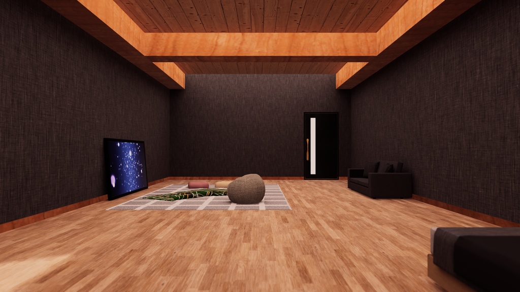 【VRChat想定】Apartment8【ワールドアセット】