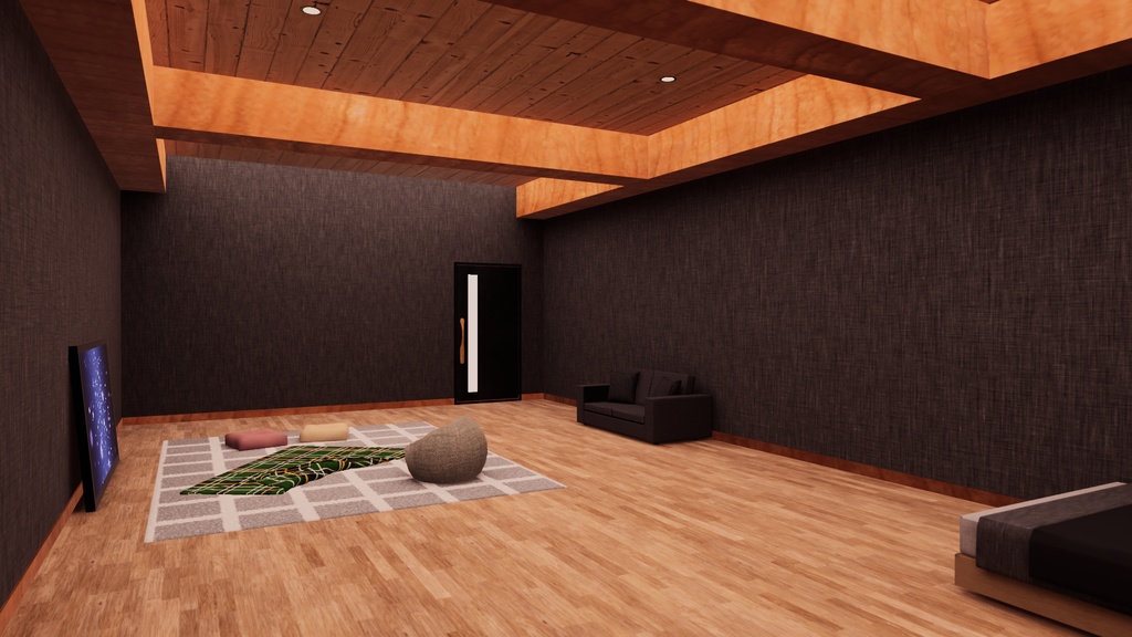 【VRChat想定】Apartment8【ワールドアセット】