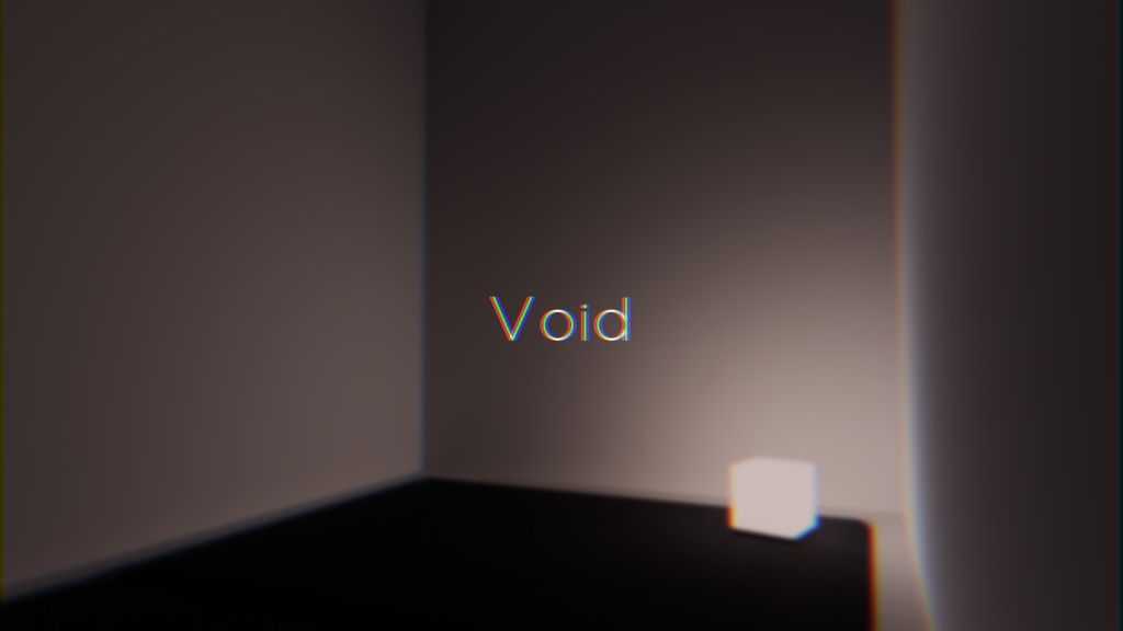 【VRChat想定】void【ワールドアセット】
