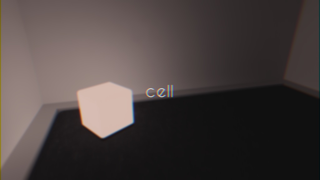 【VRChat想定】cell【ワールドアセット】