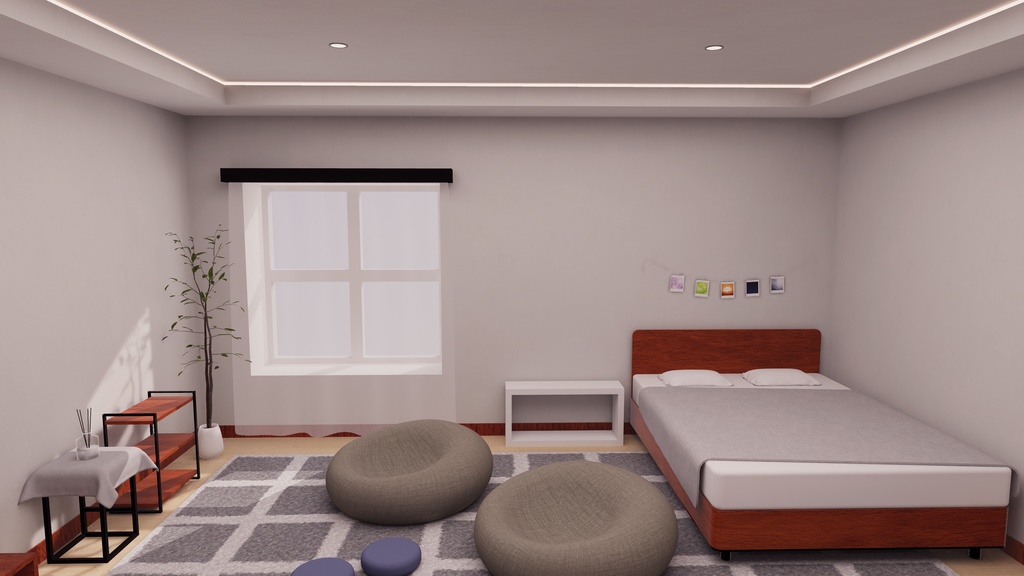 【3/8までフルリメイク記念半額セール中!】【VRChat想定】Apartment9.ReBuild【ワールドアセット】