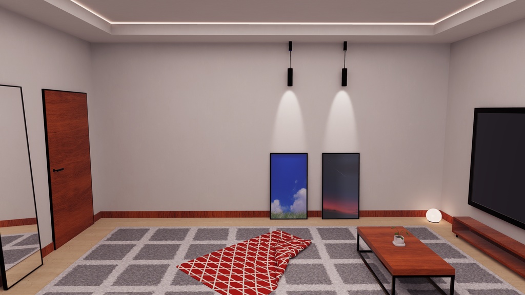 【3/8までフルリメイク記念半額セール中!】【VRChat想定】Apartment9.ReBuild【ワールドアセット】