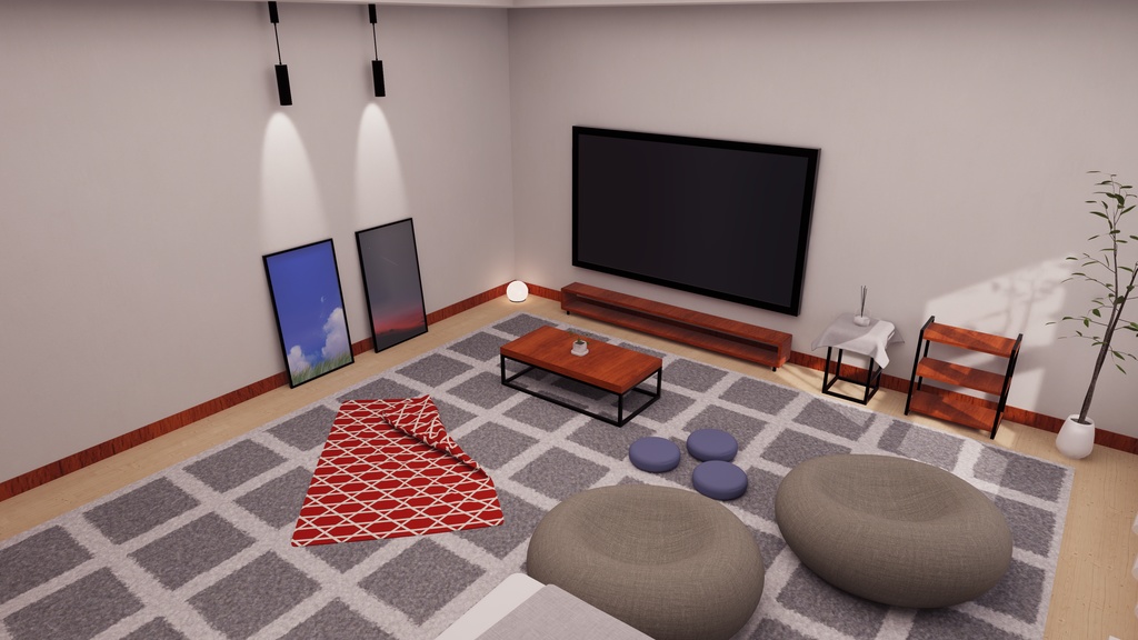【3/8までフルリメイク記念半額セール中!】【VRChat想定】Apartment9.ReBuild【ワールドアセット】
