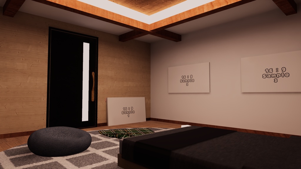 【VRChat想定】CompactRoom6【ワールドアセット】