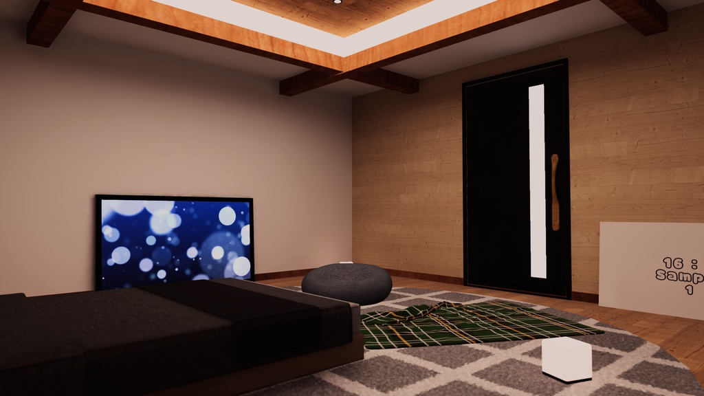 【VRChat想定】CompactRoom6【ワールドアセット】