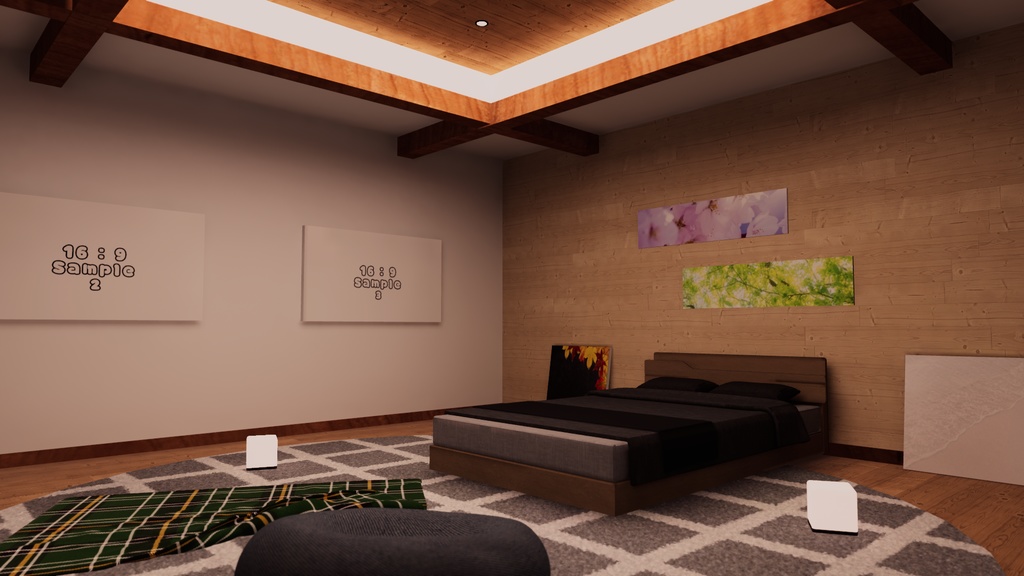 【VRChat想定】CompactRoom6【ワールドアセット】