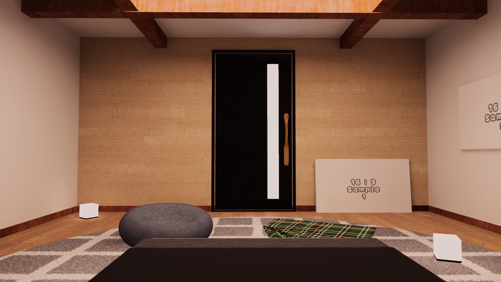 【VRChat想定】CompactRoom6【ワールドアセット】