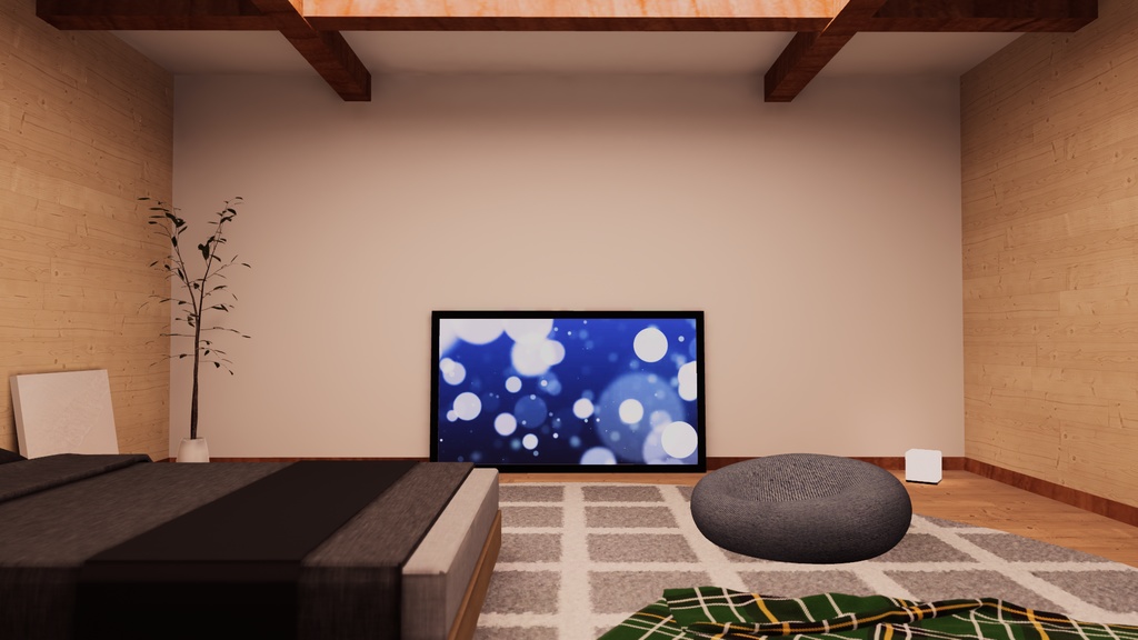 【VRChat想定】CompactRoom6【ワールドアセット】