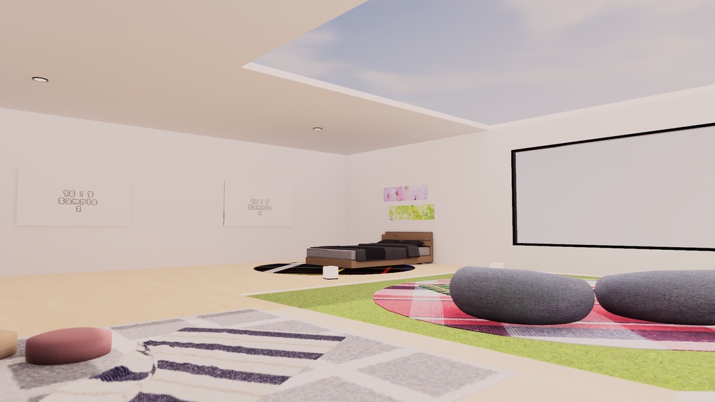 【VRChat想定】CubeHouse6 : Re【ワールドアセット】