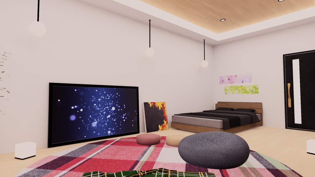 【VRChat想定】Apartment10【ワールドアセット】