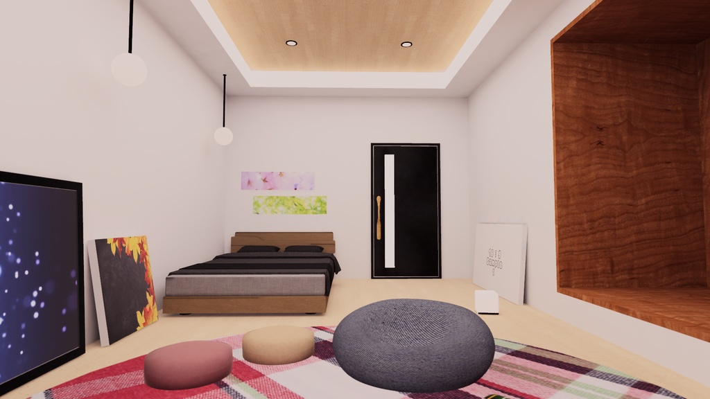 【VRChat想定】Apartment10【ワールドアセット】