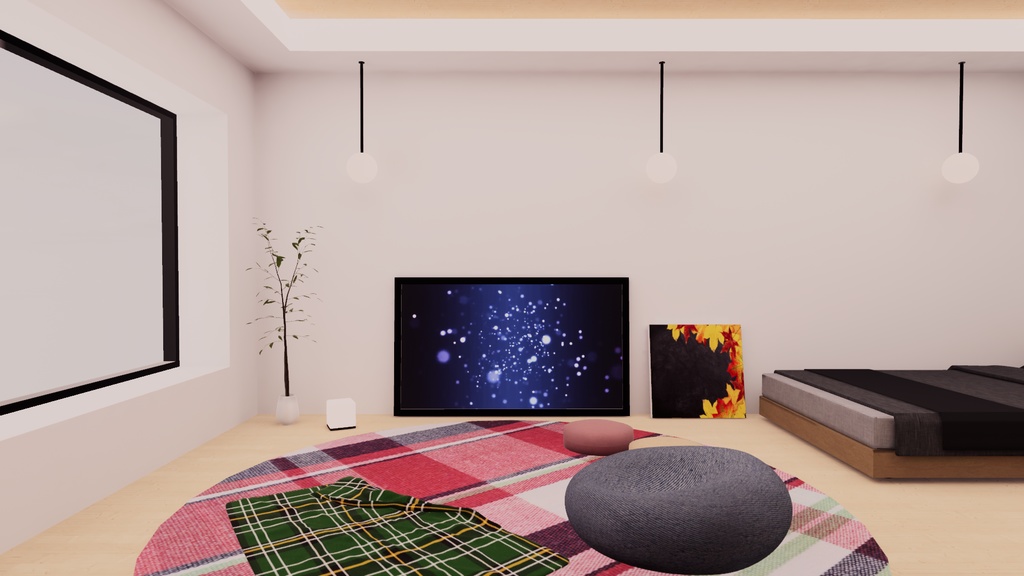 【VRChat想定】Apartment10【ワールドアセット】