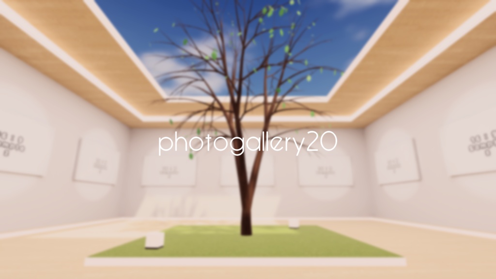 【VRChat想定】photogallery20【ワールドアセット】