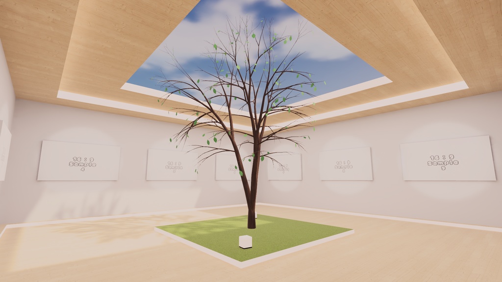 【VRChat想定】photogallery20【ワールドアセット】