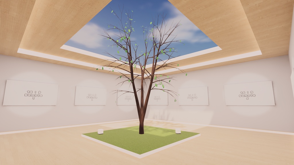 【VRChat想定】photogallery20【ワールドアセット】