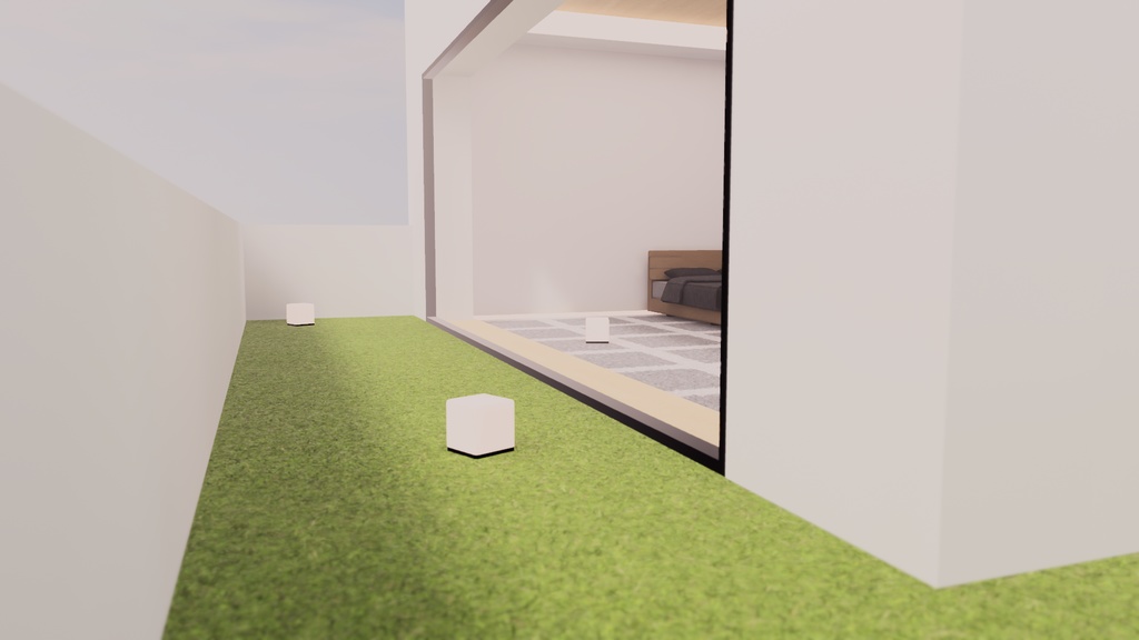 【VRChat想定】Apartment11【ワールドアセット】