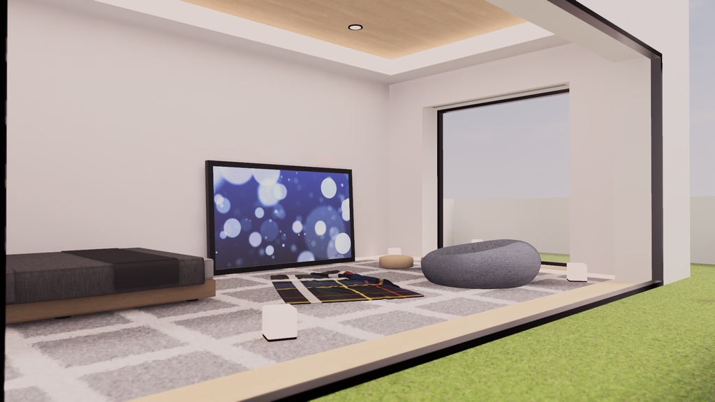 【VRChat想定】Apartment11【ワールドアセット】