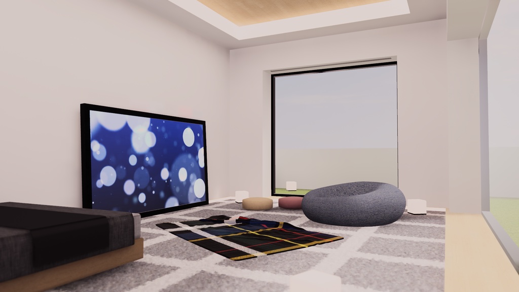 【VRChat想定】Apartment11【ワールドアセット】