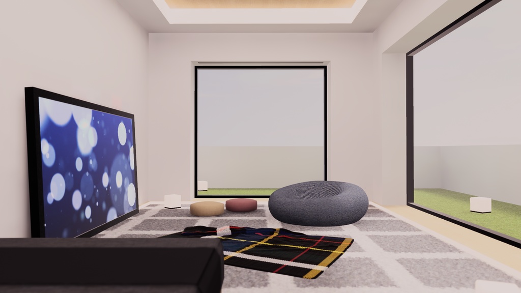 【VRChat想定】Apartment11【ワールドアセット】