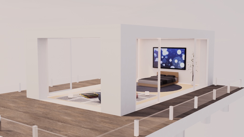 【VRChat想定】コテージ 4【ワールドアセット】