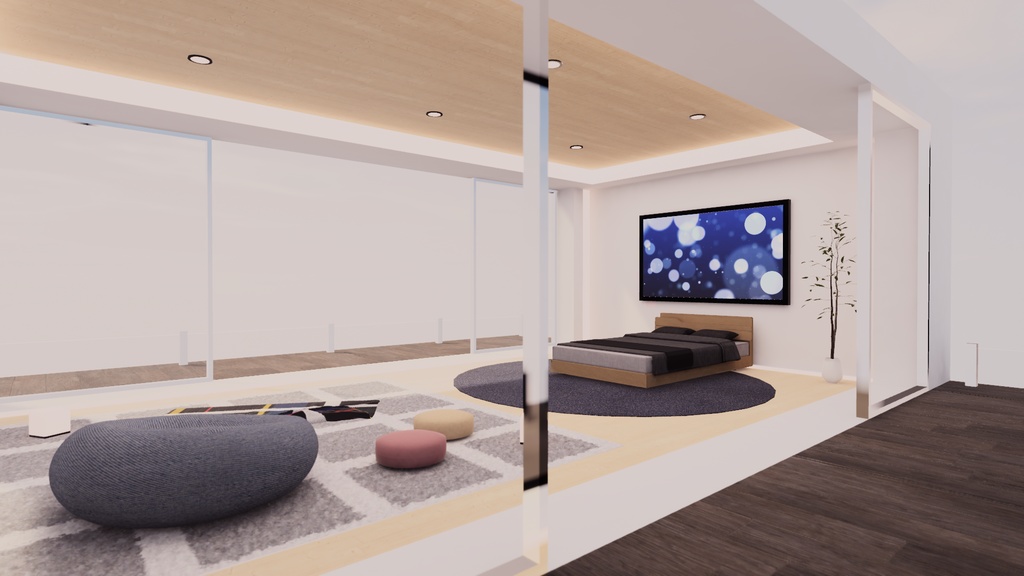 【VRChat想定】コテージ 4【ワールドアセット】