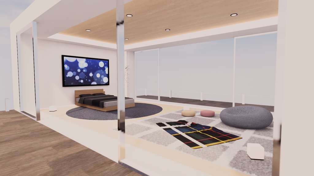 【VRChat想定】コテージ 4【ワールドアセット】