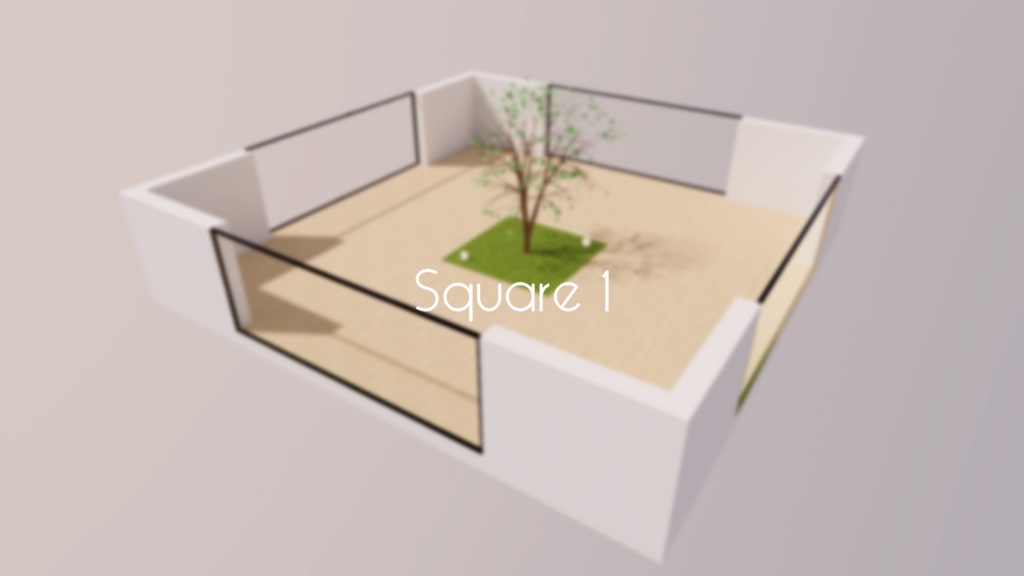 【VRChat想定】Square 1【ワールドアセット】