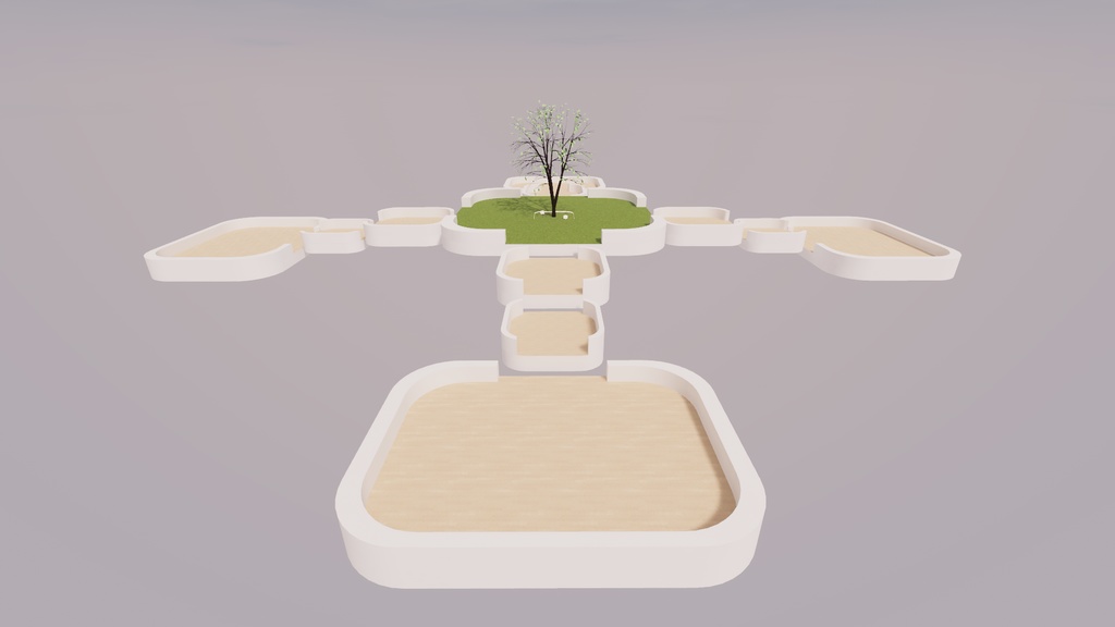 【VRChat想定】Square 2【ワールドアセット】