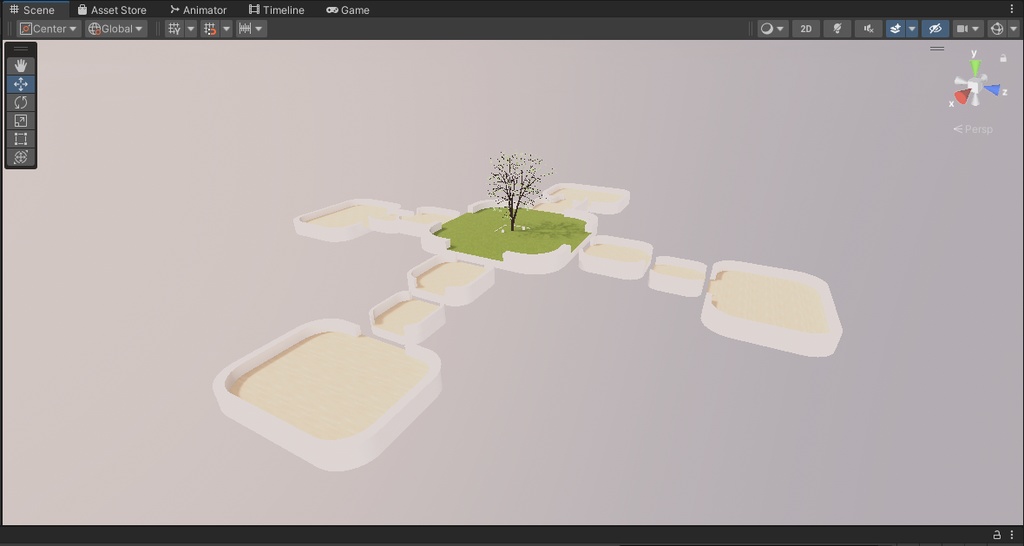 【VRChat想定】Square 2【ワールドアセット】