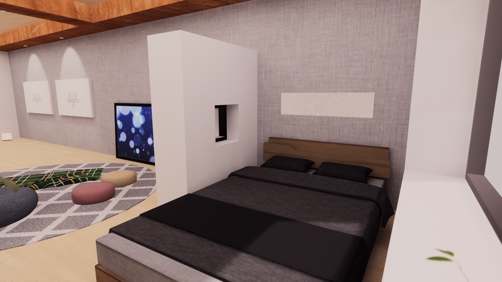 【VRChat想定】Apartment13【ワールドアセット】