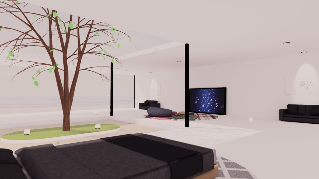 【VRChat想定:両ベイク対応】アイランド 4【ワールドアセット】