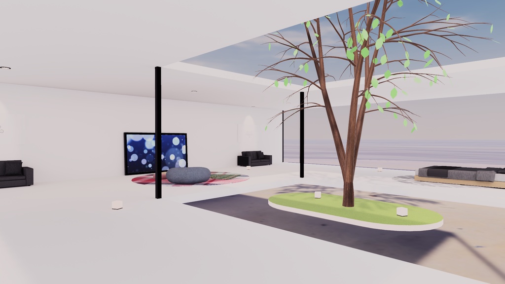 【VRChat想定:両ベイク対応】アイランド 4【ワールドアセット】