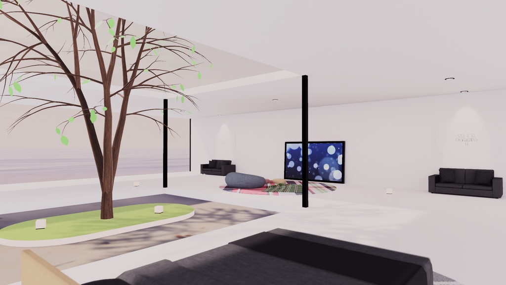 【VRChat想定:両ベイク対応】アイランド 4【ワールドアセット】