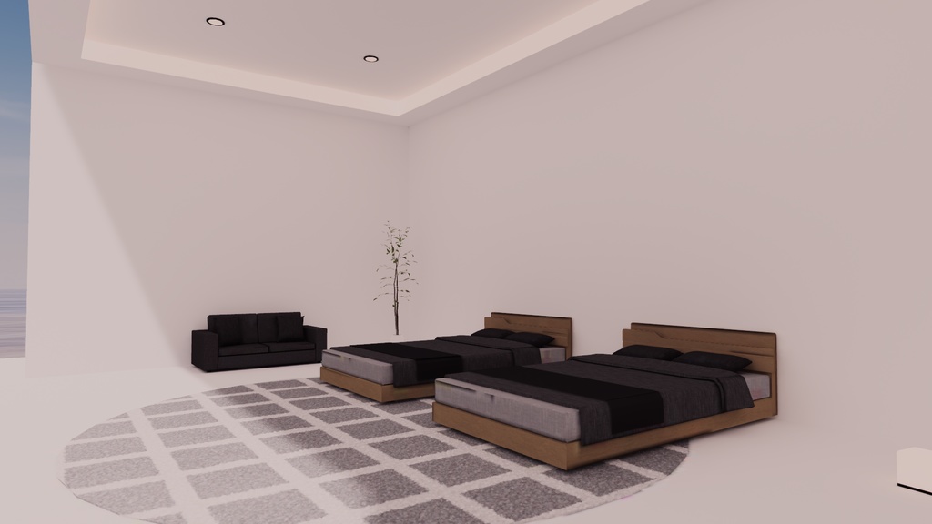 【VRChat想定】アイランド 5【標準ベイク/Bakery両対応】