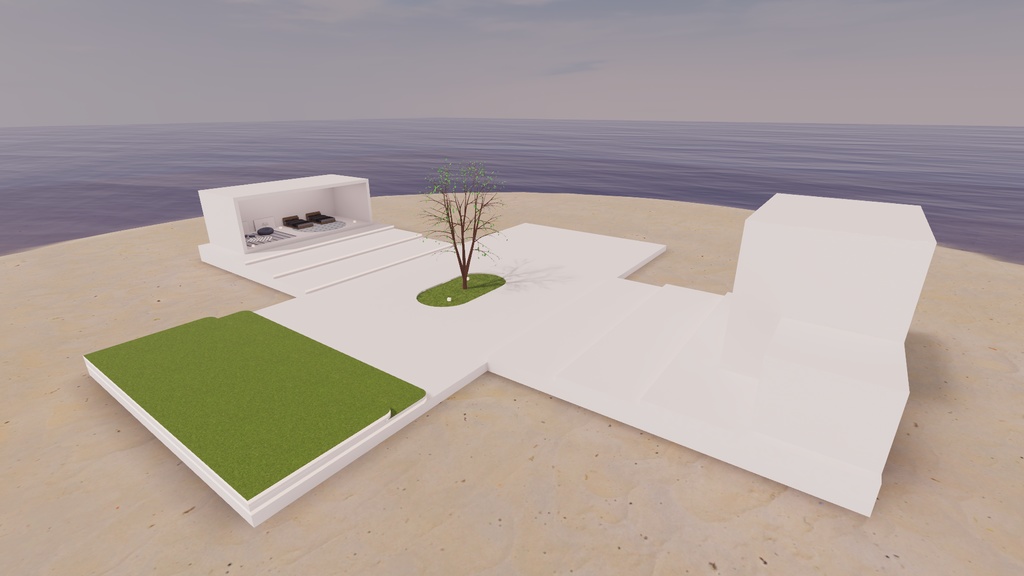 【VRChat想定】バカンスビヨリ (アイランド 6)【標準ベイク版】