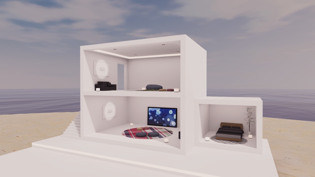 【VRChat想定】バカンスビヨリ (アイランド 6)【標準ベイク版】