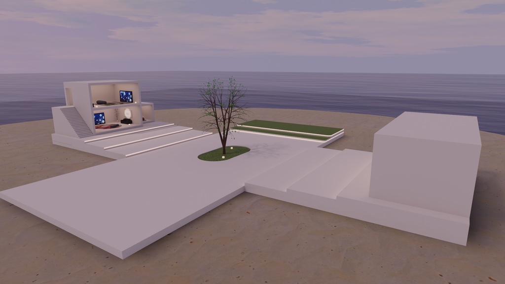 【VRChat想定】バカンスビヨリ (アイランド 6)【標準ベイク版】