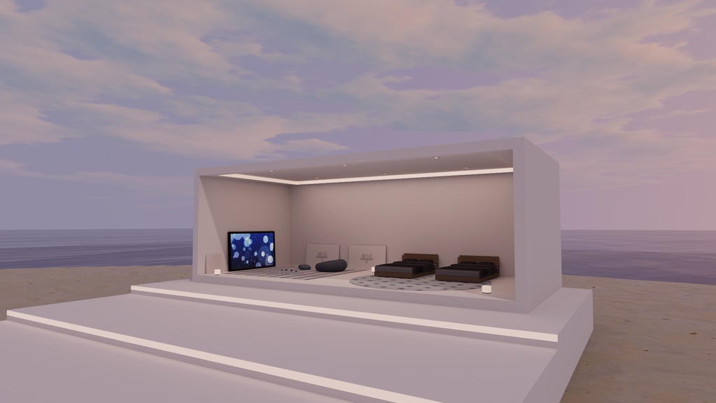 【VRChat想定】バカンスビヨリ (アイランド 6)【標準ベイク版】