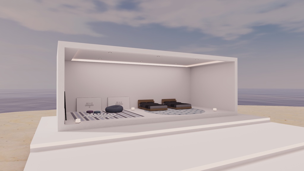 【VRChat想定】バカンスビヨリ (アイランド 6)【標準ベイク版】