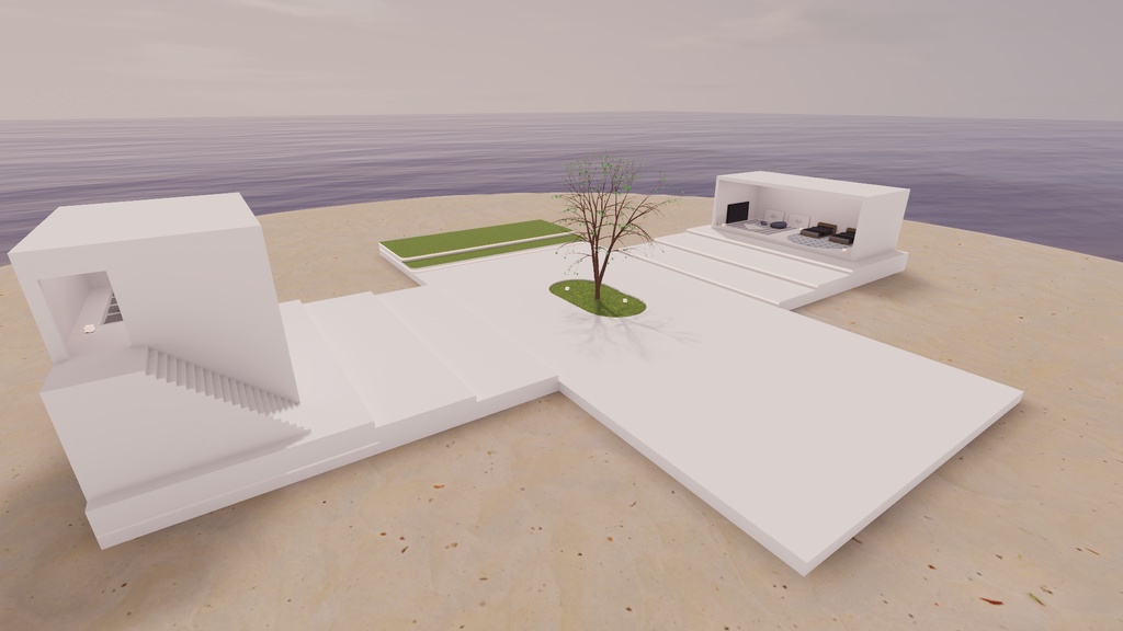 【VRChat想定】バカンスビヨリ (アイランド 6)【標準ベイク版】