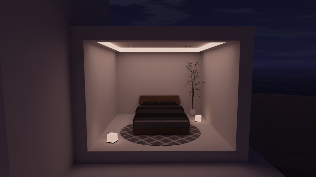 【VRChat想定】バカンスビヨリ (アイランド 6)【標準ベイク版】