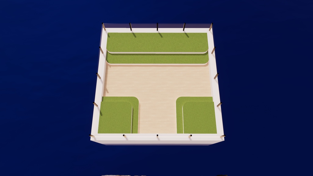 【VRChat想定】Square 3【ワールドアセット】