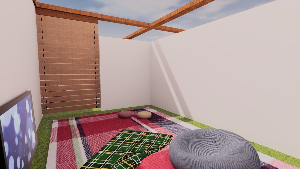 【VRChat想定】co-working1【標準ベイク版】